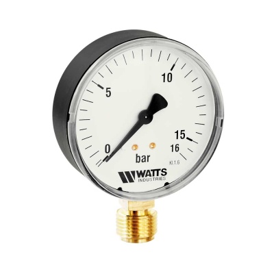Манометр MDR (F+R200), подключение снизу, Watts В Иркутске