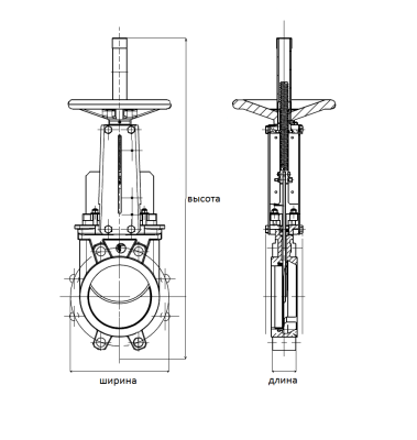 Шиберная задвижка VG6400 со штурвалом, Tecofi В Иркутске