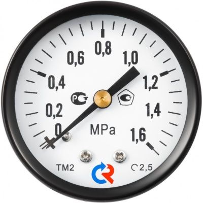 Манометр с электроконтактной приставкой, тип ТМ серия 10, подключение снизу, Росма В Иркутске