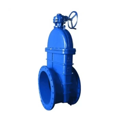 Задвижка чугун 30ч539р аналог МЗВ обрезиненный клин c гайкой Ду 800 Ру10/16 Тмакс=120C фл с редуктором В Иркутске