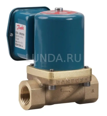 Клапан соленоидный EV225B с сервоприводом, для пара, с катушкой, Danfoss В Иркутске