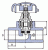 Вентиль проходной PPR, с выпускным клапаном, Wavin Ekoplastik В Иркутске