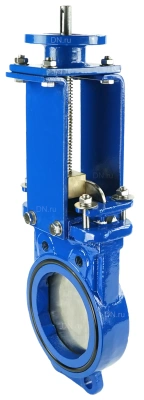 Задвижка шиберная дн.ру GGG40-SS304-NBR-2W-ISO Ру10 с голым штоком и невыдвижным шпинделем В Иркутске